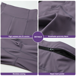 Summer Printed Skinny Nylon Stretch Back Zip Pocket Workout <b>Short</b> Four-Way Stretch Breathable Quick Dry <b>Compression</b> <b>Shorts</b> - Product Image 4