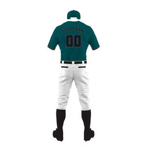 Ropa Deportiva de Béisbol para Hombre y Jóvenes, Jersey Sublimado Personalizado con Patrón en Blanco, Hecho en Pakistán para Uso en Softbol - Product Image 3