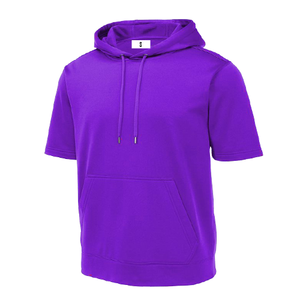 Men's <b>Red</b> <b>Hoodie</b> Short Sleeve Sweatshirt Regular Fit 100% Cotton Casual Winter Wear Pocket Design Unisex High Quality 240g - Product Image 3