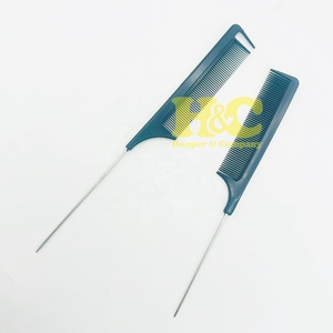 Peigne de coiffure en acier inoxydable de qualité supérieure, personnalisable, confortable, pour usage en salon de coiffure, logo professionnel personnalisé, Hooper - Product Image 3