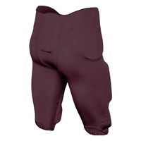 Pantalon de football américain marron, tissu haute élasticité et anti-humidité avec protection intégrée des cuisses, des hanches et du coccyx