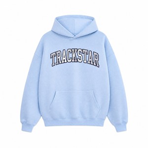 เสื้อฮู้ดดี้ Trackstar สำหรับผู้ชายและผู้หญิง สกรีนโลโก้ได้ ทรงโอเวอร์ไซส์ ไหล่ตก สไตล์สตรีทแวร์ สั่งทำสีได้ สั่งซื้อจำนวนมาก รุ่น TS-HD-013 - Product Image 5