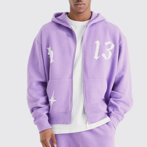 Ensemble de survêtement imprimé pour homme, style unique, à capuche, manches longues, coupe oversize, prix abordable - Product Image 4