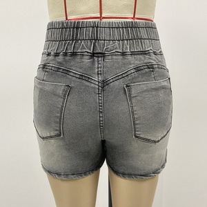 Shorts en jean classiques pour femmes, décontractés, confortables, en tissu extensible, élégants, pour l'été - Product Image 6