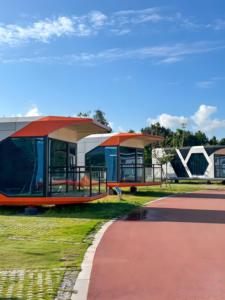 Outdoor Luxury Mobile Prefab Space Capsule House Prefabricated Modular Cabin <strong>Storage</strong> <strong>Pod</strong> for Resort Hotel Bathroom/Supmarket - Product Image 4
