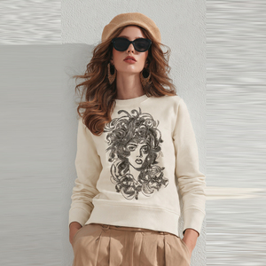 Women <b>Rhinestone</b> Sweatshirts Winter Street Pullover <b>Rhinestone</b> Sweat Shirts Women's Crew Neck Long Sleeve <b>Rhinestone</b> <b>Tops</b> - Product Image 4