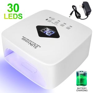Lampe à ongles UV LED rechargeable professionnelle sans fil 30 LED, outil de manucure à détection automatique, séchoir à ongles pour le durcissement du vernis gel - Product Image 1