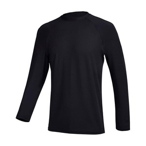 เสื้อแรชการ์ดแขนยาวสำหรับผู้ชาย UPF 50 ป้องกันแสงแดด ผ้าแห้งเร็ว ยืดหยุ่นได้ เหมาะสำหรับเล่นเซิร์ฟ ว่ายน้ำ ดำน้ำ และกีฬาทางน้ำ - Product Image 2