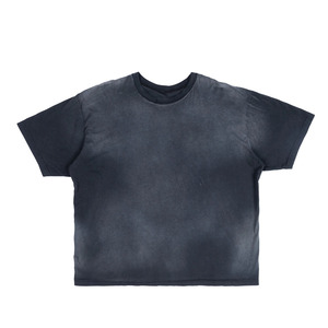 Sun Faded Oversized Washed T Shirt Heavyweight Vintage Fade Cotton Tee Streetwear Custom Logo OEM ODM Wholesale Factory Supply - Product Image 1