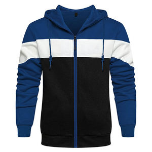 Sweat-shirts à capuche zippés personnalisés pour hommes, confortables, brodés, décontractés, mode numérique, vente en gros - Product Image 1