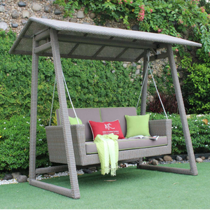 Comfortable Modern Hanging PE Rattan <b>Swing</b> Chair Customizable Color Outdoor Garden <b>Patio</b> Porch Courtyard Restaurant Hotel - Product Image 4