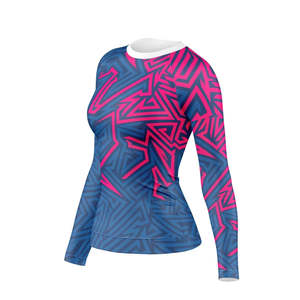Casual Fashion top demanding Men Rash Guard best breathable <b>Long</b> <b>Sleeve</b> best material Custom Sublimated Printed Men Rash Guard - Product Image 2