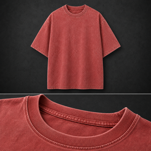 Camiseta Negra Vintage Lavada para Hombre, Talla Grande, 100% Algodón Ecológico, Cuello Redondo, Manga Corta, Estilo Urbano, 3XL - Product Image 5