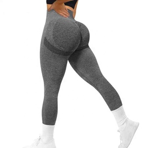 กางเกงโยคะเอวสูงทรงรัดรูป ยี่ห้อ Bliz Sports Wear ดีไซน์รัดสะโพกแบบ Ruched Butt Scrunch ผ้าสแปนเด็กซ์ไนลอนเนื้อแน่น สำหรับออกกำลังกายสำหรับผู้หญิง - Product Image 1