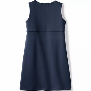 Vestido de verano de tela tejida para uniforme escolar de niñas de primaria, fabricado en fábrica. - Product Image 3
