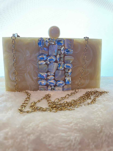 Custom Made Resin Purses and Clutches with Embellishments Ideal for Resale by Fashion Accessory Stores in Affordable Prices - Product Image 4