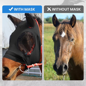 Custom Elastic Breathable High Quality Comfortable <b>Fly</b> <b>Mask</b> with Ears for Horse Face Protection Equestrian Use Best quality - Product Image 5