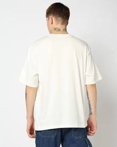 T-shirt pour homme de haute qualité, coupe ample, col rond, impression numérique, tricot confortable, 100% coton, respirant, écologique, OEM ODM - Product Image 3