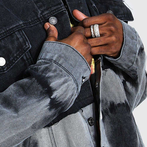 Veste en jean fine pour homme, nouvelle arrivée, haute qualité, vente en gros, vestes en jean personnalisées avec logo frontal, design coupe-vent et respirant, prix compétitif - Product Image 6