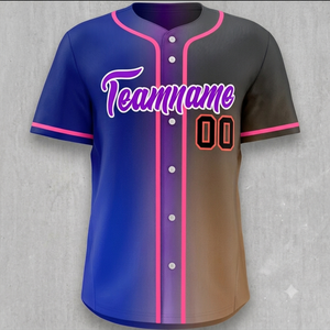 Camiseta de béisbol transpirable con botones para adultos, fabricación profesional de ropa deportiva con corte automatizado, jersey de béisbol - Product Image 2