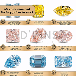 D'vins Jewels - Diamantes Cultivados en Laboratorio con Corte Radiante, Color F, CVD, 1.1ct, 1.2ct, 1.3ct, 1.4ct, 1.5ct, para la Fabricación de Joyas - Product Image 6