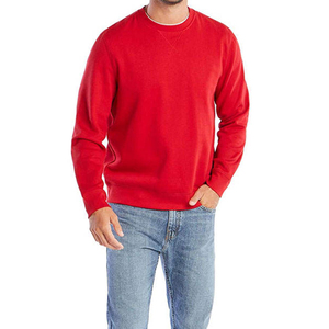 Sweat-shirt à col rond personnalisé brodé, lavé, en molleton épais, coupe oversize, vierge, vente en gros - Product Image 3