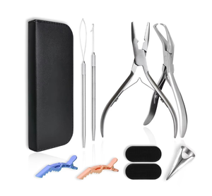 Outils de formation en gros pour extensions capillaires OEM, pinces de retrait professionnelles, accessoires, kit de salon personnalisable MIANBRO ENTERPRISES - Product Image 1