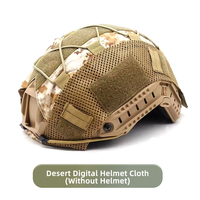 Housse de casque tactique unisexe FAST en tissu, pochette de protection pour casque tactique, accessoires de chasse et de sécurité en extérieur