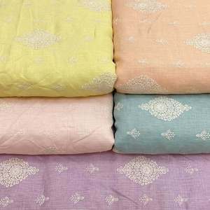 Malty embroidery <b>fabric</b> wholesale sequin lace <b>fabric</b> mesh <b>fabric</b> for abaya kaftan garment apparel sourcing buyer bulk export buy - Product Image 3