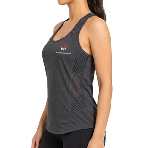 Débardeurs personnalisés pour femmes, imprimés numériquement, écologiques, avec logo sur le devant - Matière polyester et élasthanne - Product Image 6