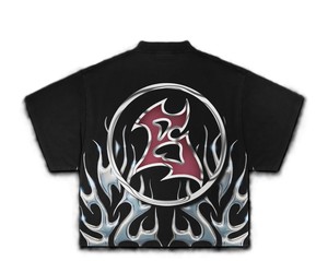 T-shirt Boxy Homme Oversize Personnalisé Imprimé Grande Taille 300 g/m² Épais Épaules Tombantes - Product Image 2