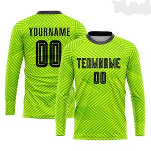 ชุดฟุตบอลผู้ใหญ่และเยาวชน สีฟลูออเรสเซนต์ สวมใส่สบาย ขนาดพอดีตัว ผลิตจากผ้าพลาสเทอร์ 100% ชุดฟุตบอลคุณภาพสูงสำหรับทุกเพศ - Product Image 4