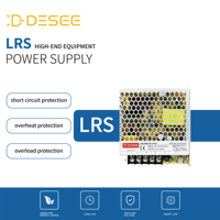 Fuente de Alimentación Ultrafina DESEE Serie LRS de 75W 12V CA-CC con Conmutación BIS y 88% de Eficiencia para Máquinas Industriales e Iluminación LED