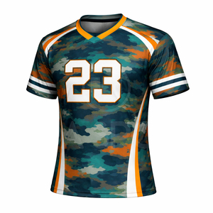 ชุดยูนิฟอร์มลาครอสแบบสั่งทำขายส่ง เสื้อเจอร์ซีย์แบบซับลิเมชั่น ระบายเหงื่อ ป้องกันรังสียูวี พร้อมสกรีนชื่อทีม รับผลิตแบบ OEM ODM จากผู้ผลิตชุดกีฬา - Product Image 2