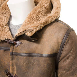 Veste en cuir vintage pour homme, 100% originale, qualité supérieure, sur mesure, imperméable, coupe-vent, style streetwear pour l'hiver - Product Image 3
