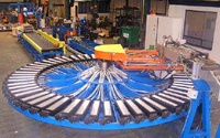 Nouvelle technologie de machine de coulée rotative d'ingots, moteur Indotherm, certifiée ISO 9001, haute efficacité, utilisation facile, roulement
