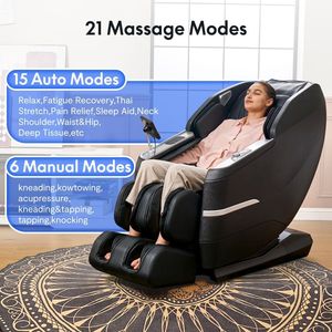 Poltrona Massaggiante Reclinabile Zero Gravity SL-Track Shiatsu con Scansione Corporea Completa, Airbag e Massaggio Yoga Profondo con Rulli per Piedi - Product Image 3