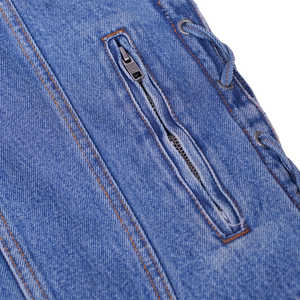 เสื้อกั๊กยีนส์สำหรับขี่มอเตอร์ไซค์ของผู้ชายแบรนด์ Strabler - Product Image 4