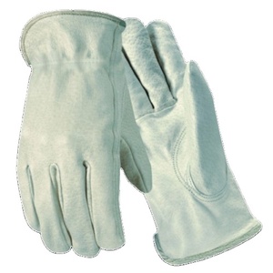 Gants de conducteur en cuir de vachette de haute qualité Gants de conduite de sécurité antistatiques anti-coupure pour la Protection industrielle de jardinage - Product Image 1