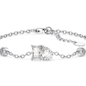 Pulsera de Cadena con Eslabones de Moissanita Certificada GRA, Personalizada REYES, Plata de Ley 925, Chapada en Oro de 14K, Regalo de Compromiso, Joyería Fina de Lujo - Product Image 4