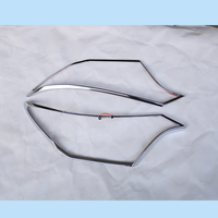 ABS Chrome Tuning Garnir Kit de couverture de lumière avant pour Toyota RAV4 2016 Kits de carrosserie Accessoire Mise à niveau