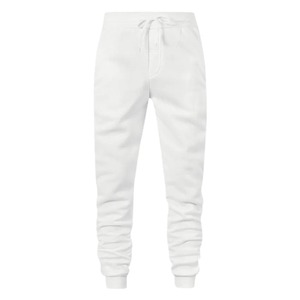 Conjunto de Sudadera con Capucha y Pantalones Blancos Unisex, Chándal Informal de Color Sólido, Manga Larga, Cierre con Cordón, Corte Regular, Ropa de Otoño - Product Image 3