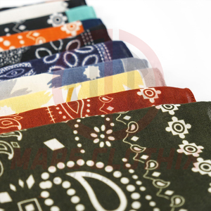 ผ้าโพกหัวพิมพ์ลายสวยสง่าสำหรับผู้หญิงผ้าพันคอผ้าไหมผ้าซาติน - Product Image 6