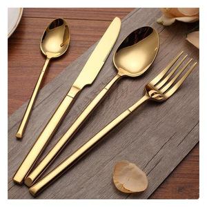 Juego de Cubiertos Completo de Acero Inoxidable Premium con Diseño Moderno, Accesorios de Cocina Ecológicos para el Hogar, Restaurantes y Fiestas - Product Image 2