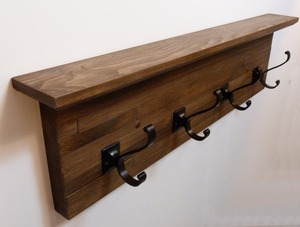 High Quality Wooden Wall Hanger Budget Friendly Stylish Wall <b>Hooks</b> for Entryway Bedroom Bathroom and Kitchen - Product Image 4