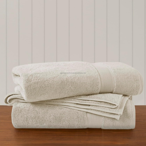 High Quality 400 GSM Cotton Hospital Bath Towels Soft Lightweight Fast Dry Fabric ICU Medical Healthcare OEM - Product Image 2