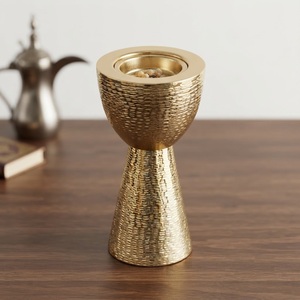Luxury Stainless Steel Incense Burner Modern Metal <b>Bakhoor</b> Holder Minimalist Arabic <b>Oud</b> Censer With Removable Charcoal Mesh - Product Image 6