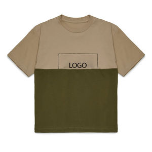 T-shirt à col rond pour garçons avec coutures durables, tenue scolaire quotidienne, vêtements de sport, vêtements élégants, vente en gros, approvisionnement en vrac - Product Image 1