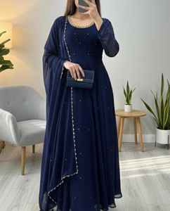 Traje Indio-Pakistaní de Última Moda, Diseño de Vestido de Boda con Dupatta y Pantalones, Vestidos para Fiestas - Product Image 3