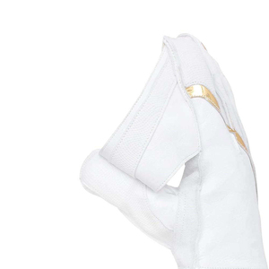 Guantes de Cricket Blancos de Malla Ligera, Estilo Deportivo, Ambidiestros, de Fácil Colocación, Construcción Tejida - Product Image 5
